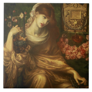Azulejo De Cerâmica A viúva romana, 1874 (óleo em canvas)