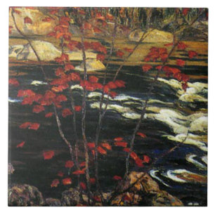 Azulejo De Cerâmica A. Y. Jackson - Maple Vermelho