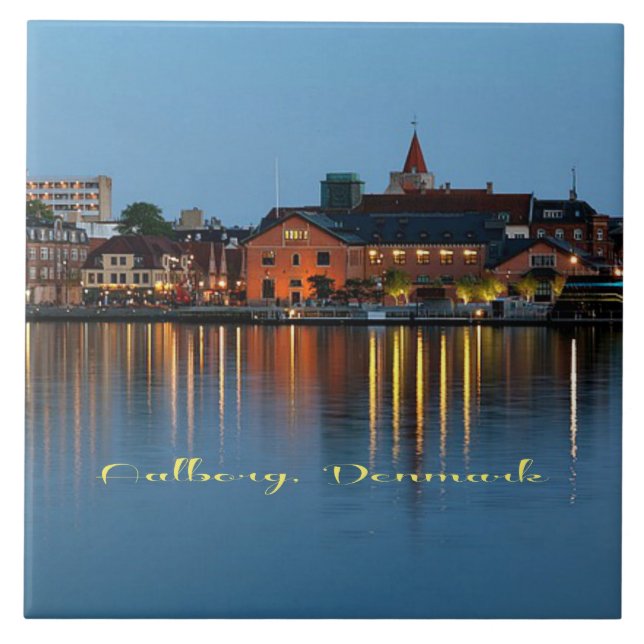 Azulejo De Cerâmica Aalborg, Dinamarca (Frente)