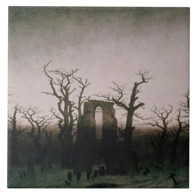 Azulejo De Cerâmica Abadia na madeira de carvalho, 1810 (Frente)