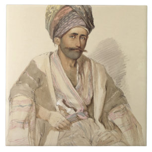 Azulejo De Cerâmica Abdullah - Curdo de Bitlis, 1852