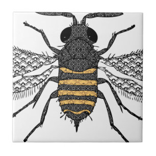 Azulejo De Cerâmica abelha vintage