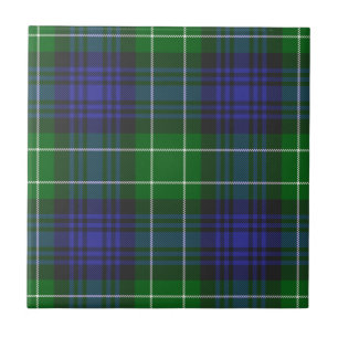 Azulejo De Cerâmica Abercrombie Clan caçando Xadrez de Tartan