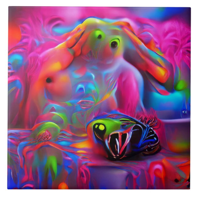 Azulejo De Cerâmica Ablutofobia (Frente)