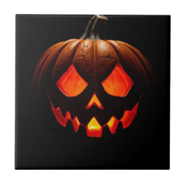 Azulejo De Cerâmica Abóbora Real de Cerâmica para Halloween