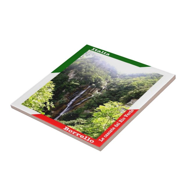 Azulejo De Cerâmica ABR016 BORRELLO, Waterfall Rio Verde, (Lateral)