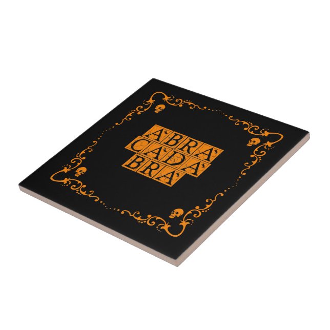 Azulejo de cerâmica Abracadabra Magic Word (Lateral)