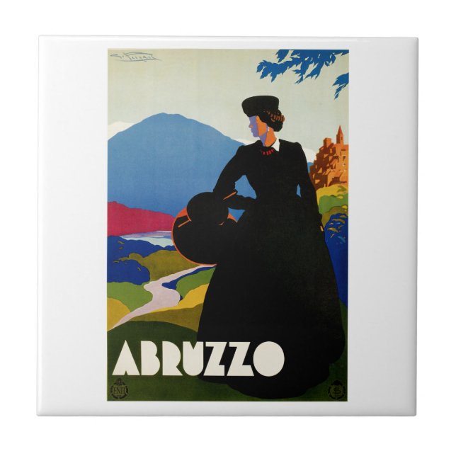 Azulejo De Cerâmica Abruzzo (Frente)