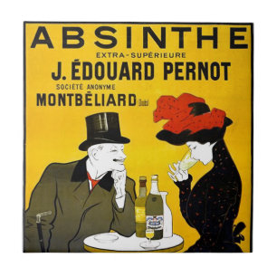 Azulejo De Cerâmica Absinthe Leonetto Cappiello Vintage Advertisement