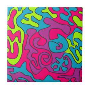 Azulejo De Cerâmica Abstrato