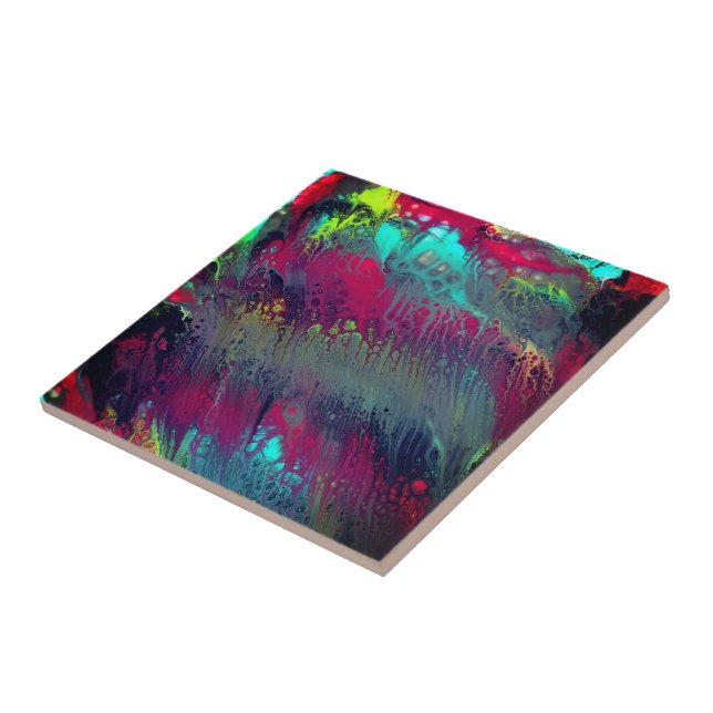 Azulejo De Cerâmica Abstrato276 (Lateral)