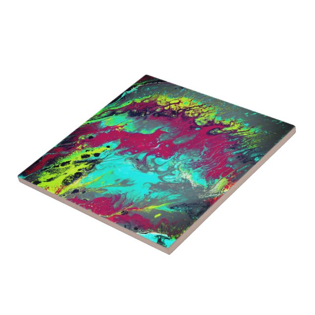 Azulejo De Cerâmica Abstrato281 (Lateral)