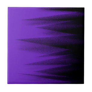 Azulejo De Cerâmica Abstrato Art Pastel Lavanda preto roxo