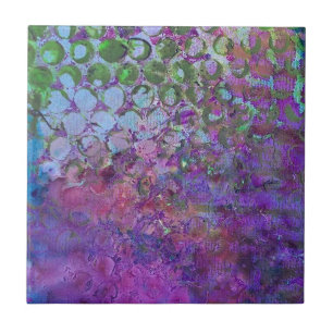 Azulejo De Cerâmica Abstrato de arte