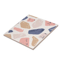 abstrato de pedra rosa e azul bonito e elegante