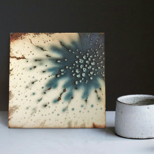 Azulejo De Cerâmica Abstrato de queda de parede de tonalidades na Terr