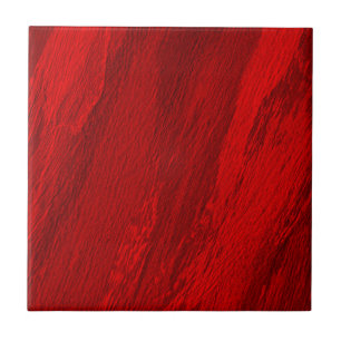 Azulejo De Cerâmica Abstrato diagonal de design vermelho
