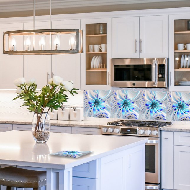 Azulejo De Cerâmica Abstrato Fractal Flower Cerâmica Azulejo (Criador carregado)