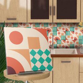 Azulejo De Cerâmica Abstrato geométrico Bauhaus N3