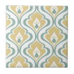 Azulejo De Cerâmica Abstrato Green Mustard Vintage Decorative DIY<br><div class="desc">Um moderno azulejo decorativo de cerâmica em matizes verdes e cinzas de mostarda,  padrão de abstratos de vintage para seus projetos residenciais,  como azulejos de sotaque,  backsplash de cozinha,  parede e insetos de chá de banheiro,  fundos de lareira e azulejos enquadrados.</div>