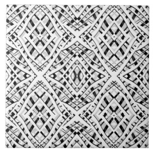 Azulejo De Cerâmica Abstrato moderna de ornamentação branca, sem cos