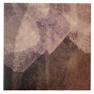 Azulejo De Cerâmica abstrato pintando cor-de-rosa marrom