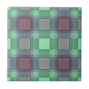 Azulejo De Cerâmica Abstrato quadrados geometri sem costura com xadrez