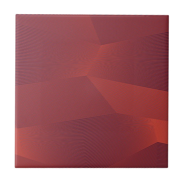 Azulejo De Cerâmica Abstrato, tendências, arte geométrica moderna (Frente)