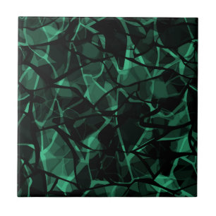 Azulejo De Cerâmica abstrato verde