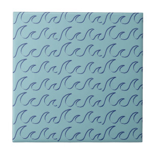 Azulejo De Cerâmica Abstrato Wave