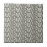 Azulejo De Cerâmica Abstrato Wave Padrão Olive Green<br><div class="desc">Abstrato moderno padrão de onda japonês em azulejo de cerâmica decorativa branca e verde-oliva. Adicione este estilo a uma praça traseira da cozinha,  azulejo de arte,  azulejo de parede,  lareira surround ou chá de banheiro. Você também pode querer um azulejo ou uma caixa de manutenção com este design.</div>