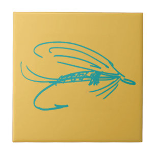 Azulejo De Cerâmica Abstrato Wet Fly Lure