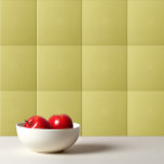 Azulejo De Cerâmica Acacia Amarela clara de cor sólida simples<br><div class="desc">Simples design de Acacia Amarela de cor sólida.</div>