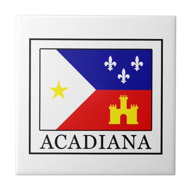 Azulejo De Cerâmica Acadiana (Frente)