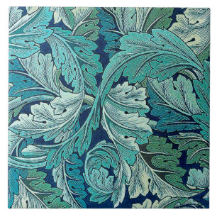 Azulejo De Cerâmica Acanthus Green, William Morris