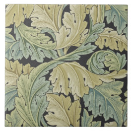 Azulejo De Cerâmica Acanthus projetado por William Morris 1875