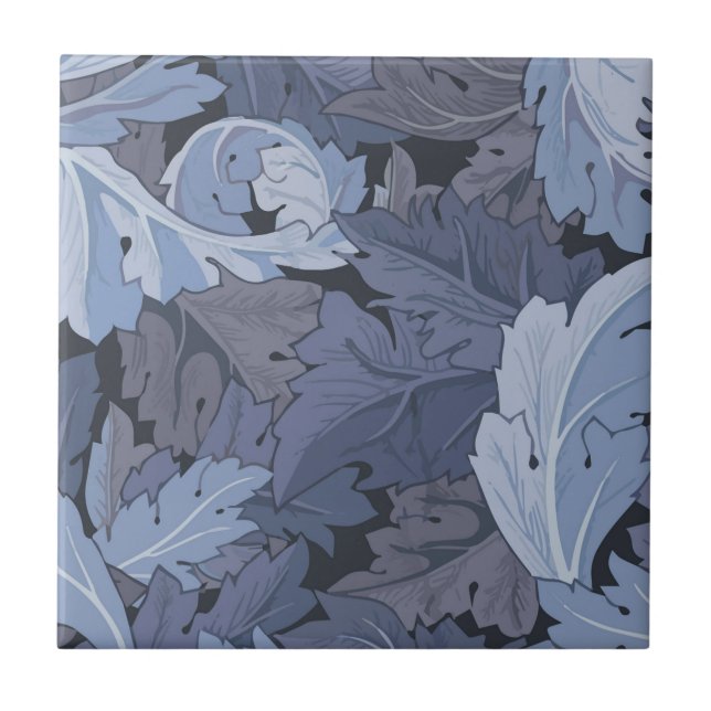Azulejo De Cerâmica Acanthus, William Morris (Frente)