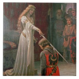 Azulejo De Cerâmica Accolade (por Edmond Blair Leighton)
