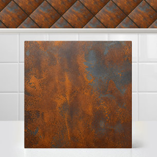 Azulejo De Cerâmica Aço Corten Industrial Aço Inoxidável Ferrugem Meta