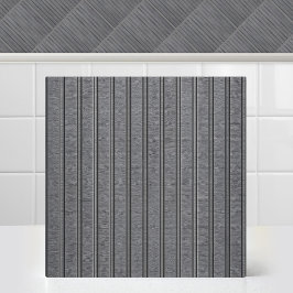 Azulejo De Cerâmica Aço Metalizado Vertical com Faixa Prateada