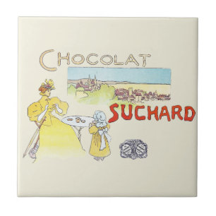 Azulejo De Cerâmica Açúcar de Bala Vitoriana de Chocolate Francês