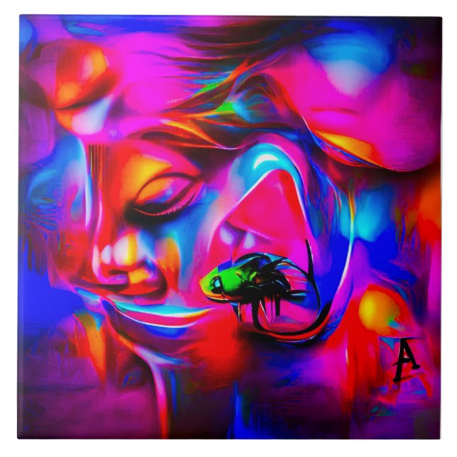 Azulejo De Cerâmica Acusticófobia 2 (Frente)