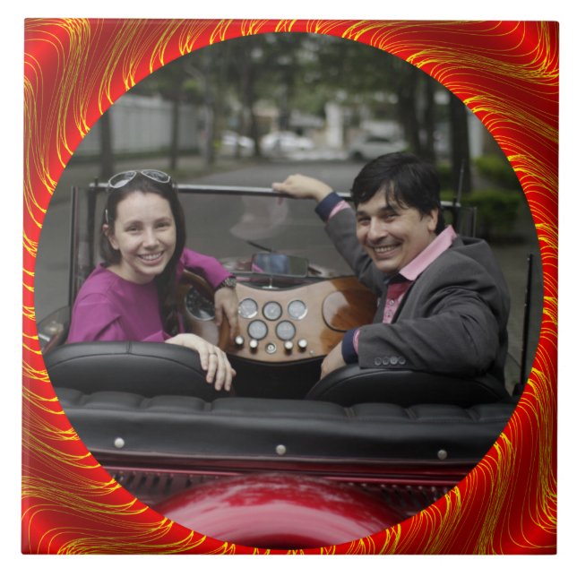 AZULEJO DE CERÂMICA  ADICIONE SUA FOTO (Frente)