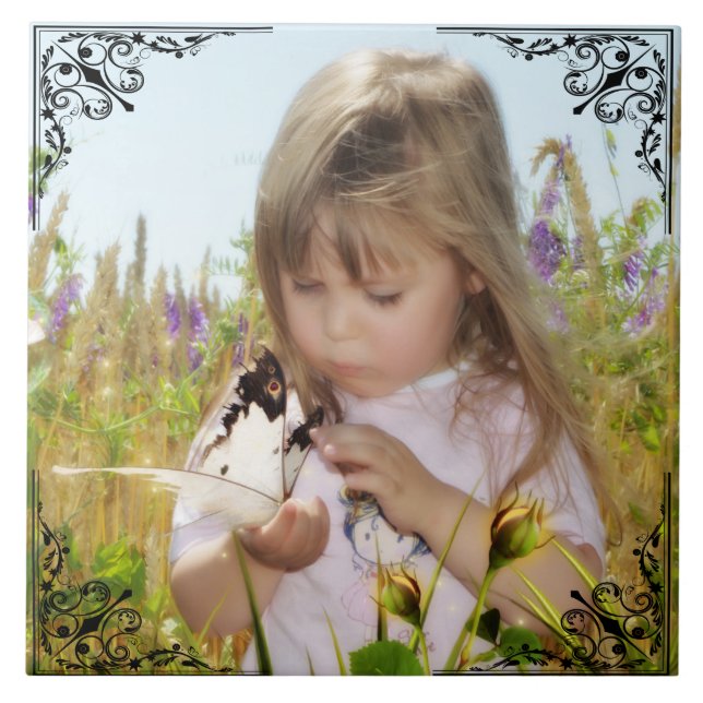 AZULEJO DE CERÂMICA  ADICIONE SUAS FOTOS (Frente)