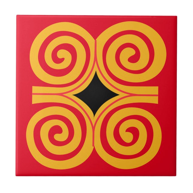 Azulejo De Cerâmica Adinka Força (Frente)