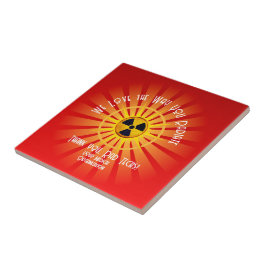 Azulejo De Cerâmica Adoramos o jeito que você radia