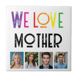 AZULEJO DE CERÂMICA ADORAMOS O PRESENTE, EDITAMOS A FOTO