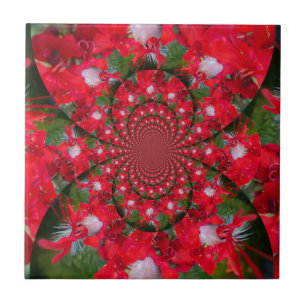 Azulejo De Cerâmica Adorável Crimson Alienígena