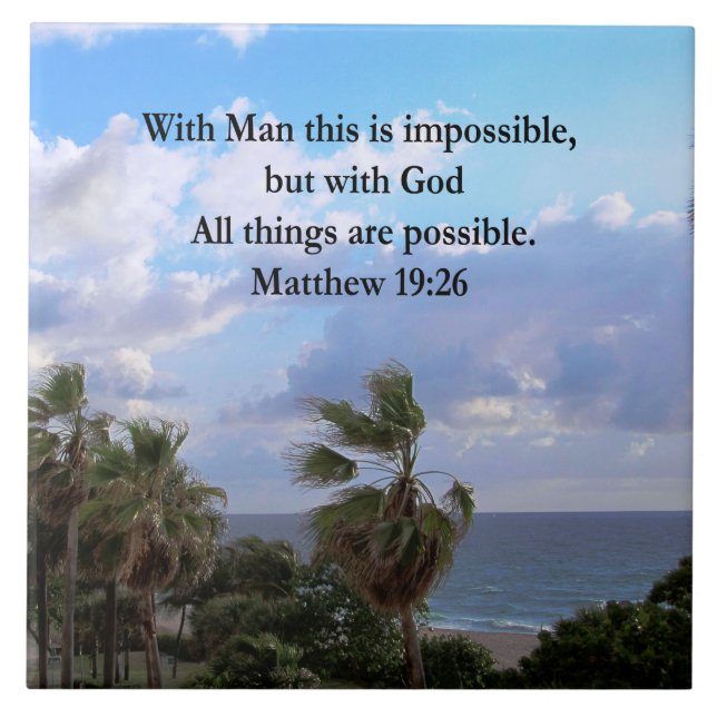 AZULEJO DE CERÂMICA  ADORÁVEL MATTHEW TROPICAL 19:26 PHOTO DESIGN (Frente)