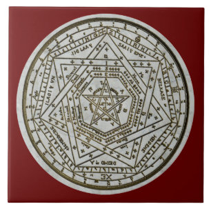 Azulejo De Cerâmica aemeth do dei do sigillum